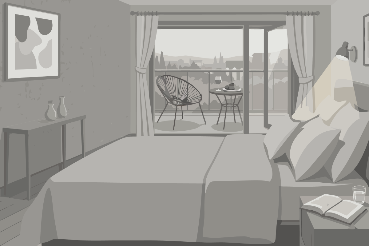 Appartement met Balkon